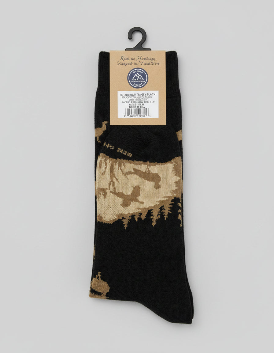 Wild Turkey – Black Socks