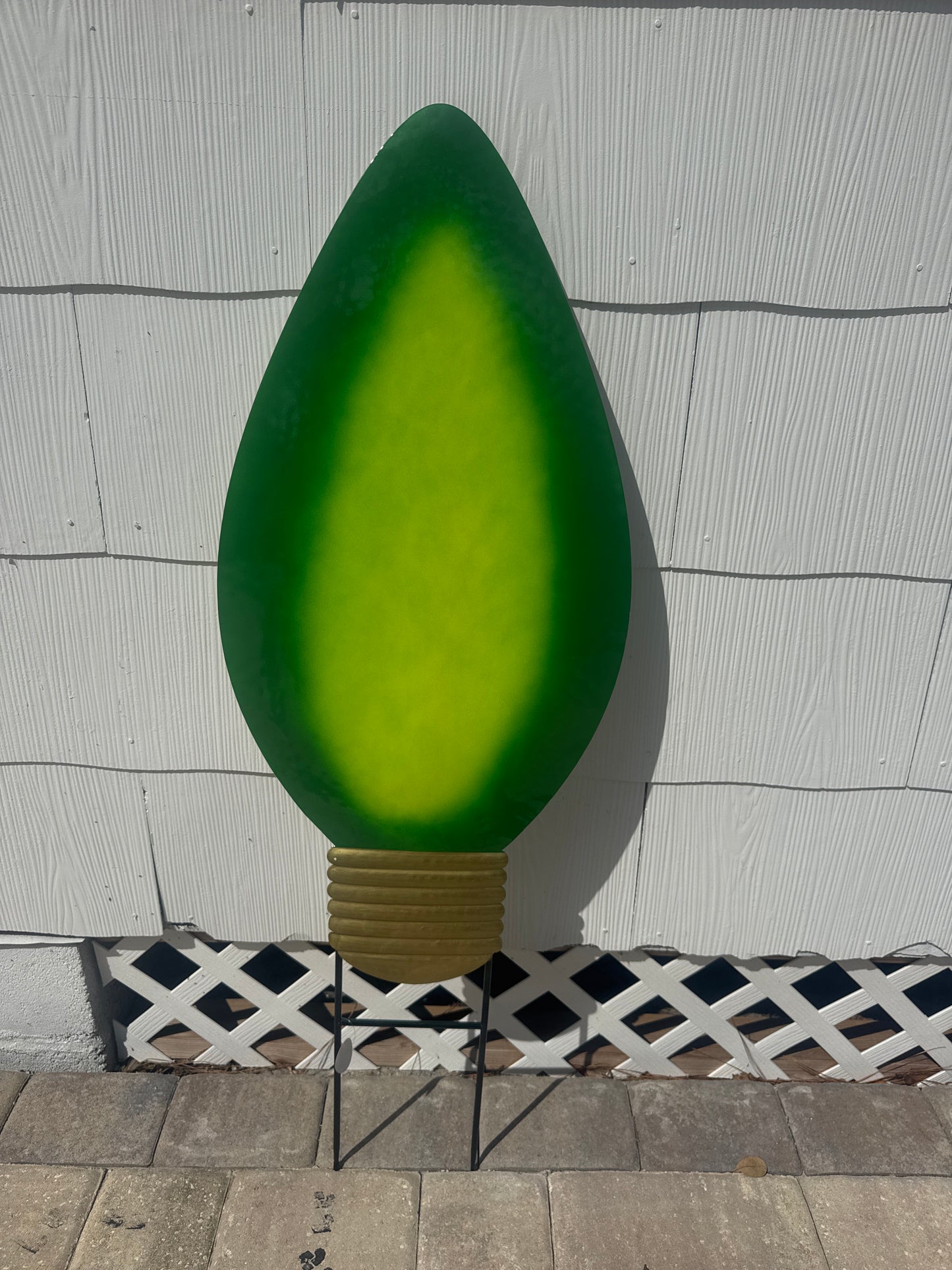 Assorted Metal Christmas Bulb #3