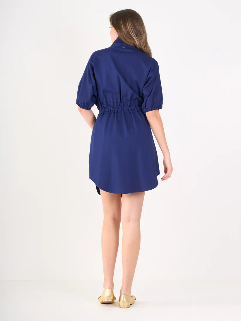 Emily McCarthy Palmer Dress- Navy Ponte