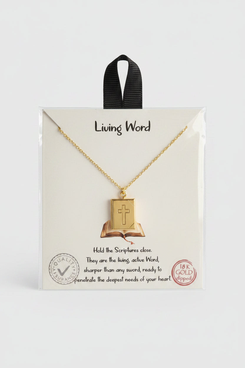 Living Word Openable Bible Pendant
