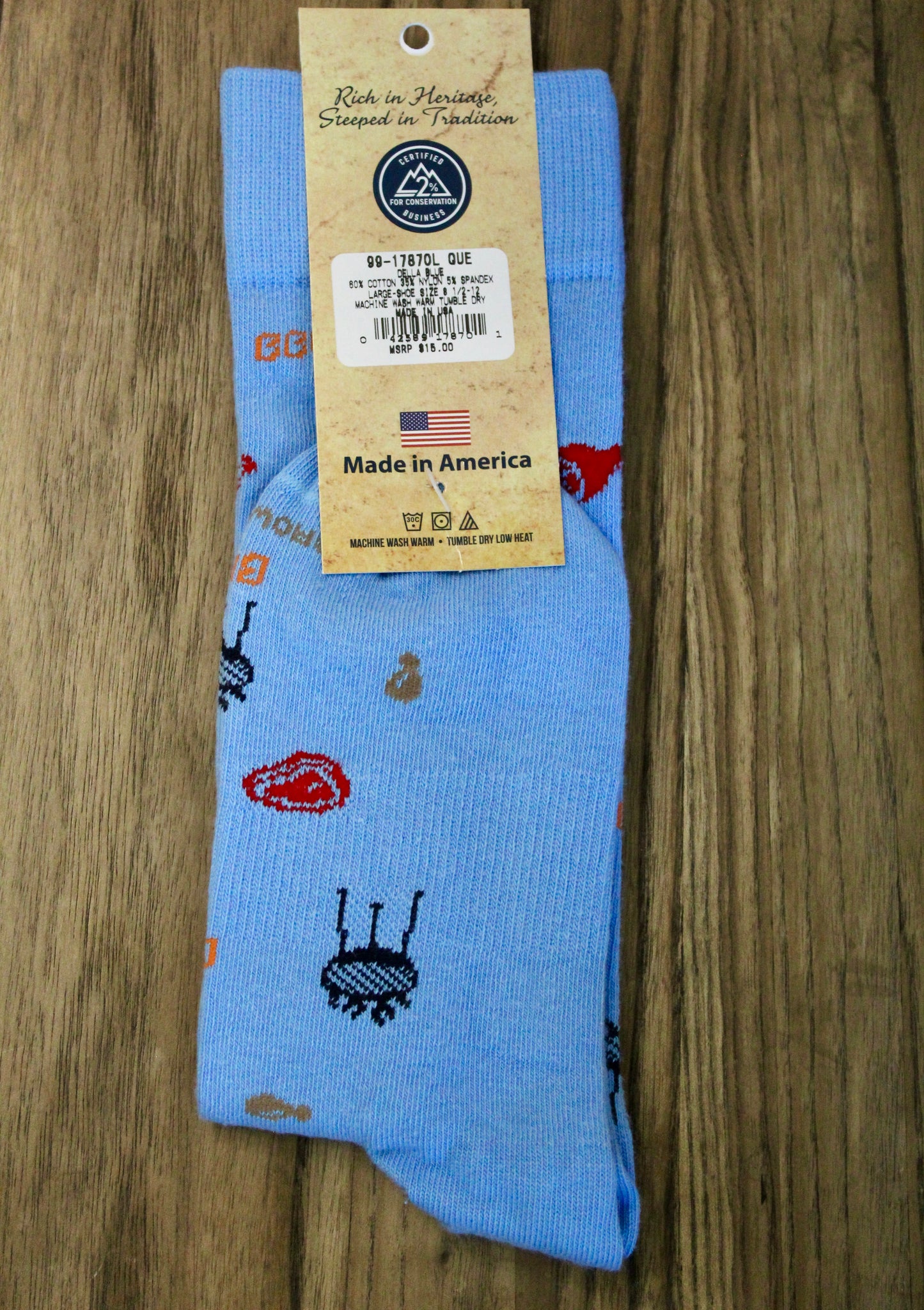 QUE – Della Blue Socks