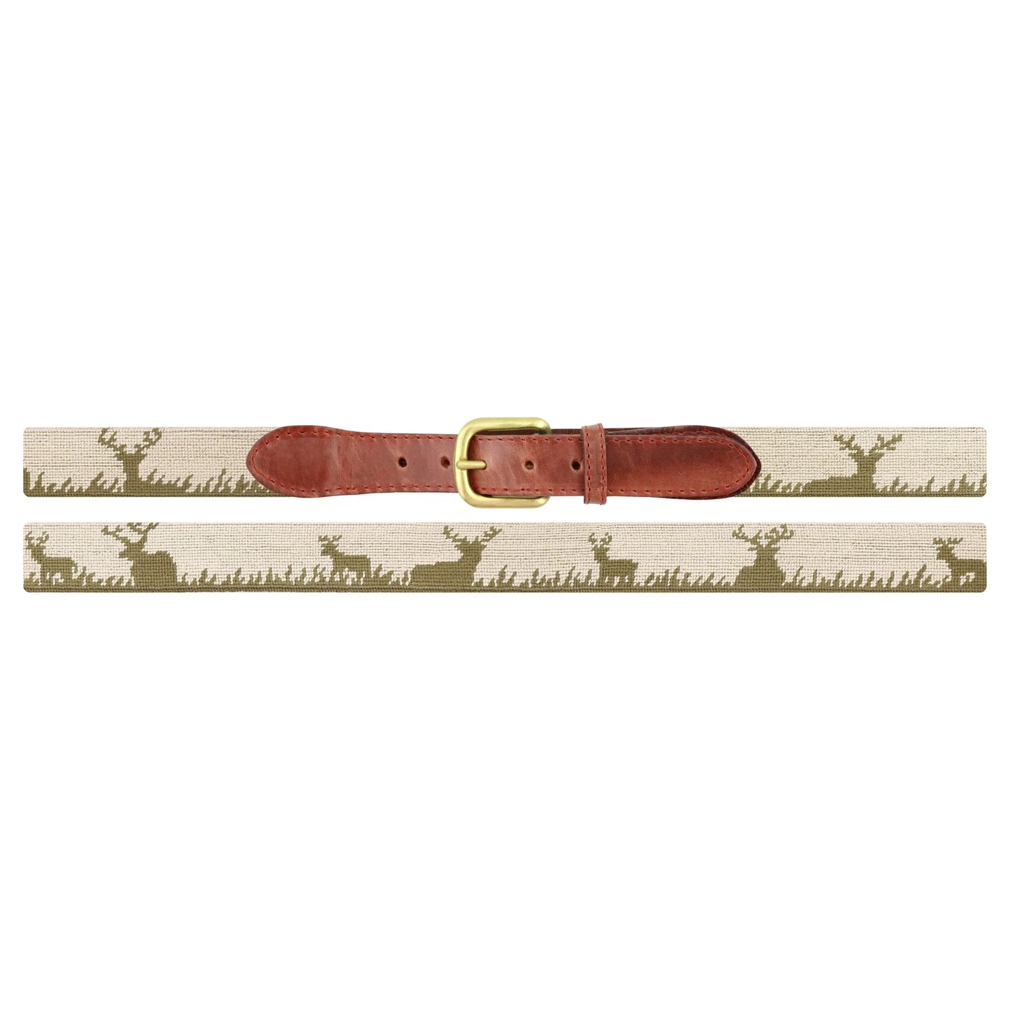 Smathers & Branson Deer Hunting Belt – Light Khaki | Men’s Premium Accessories