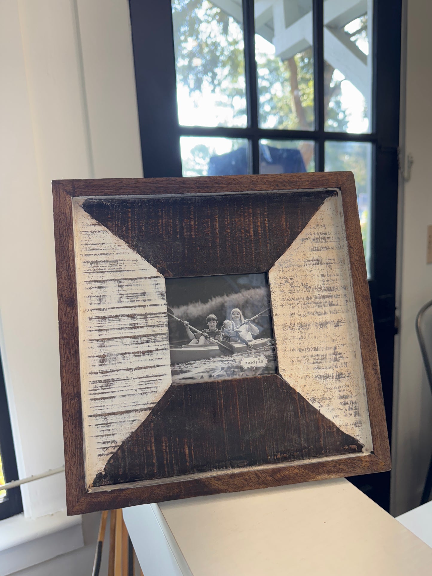 Wood Worn Picture Frame by Mudpie