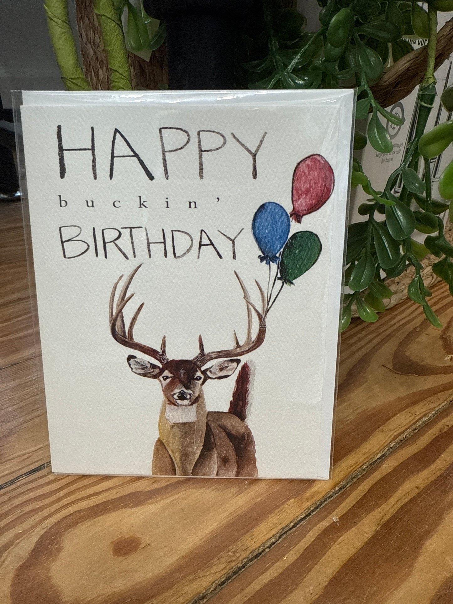 Happy Buckin Birthday Greeting Card