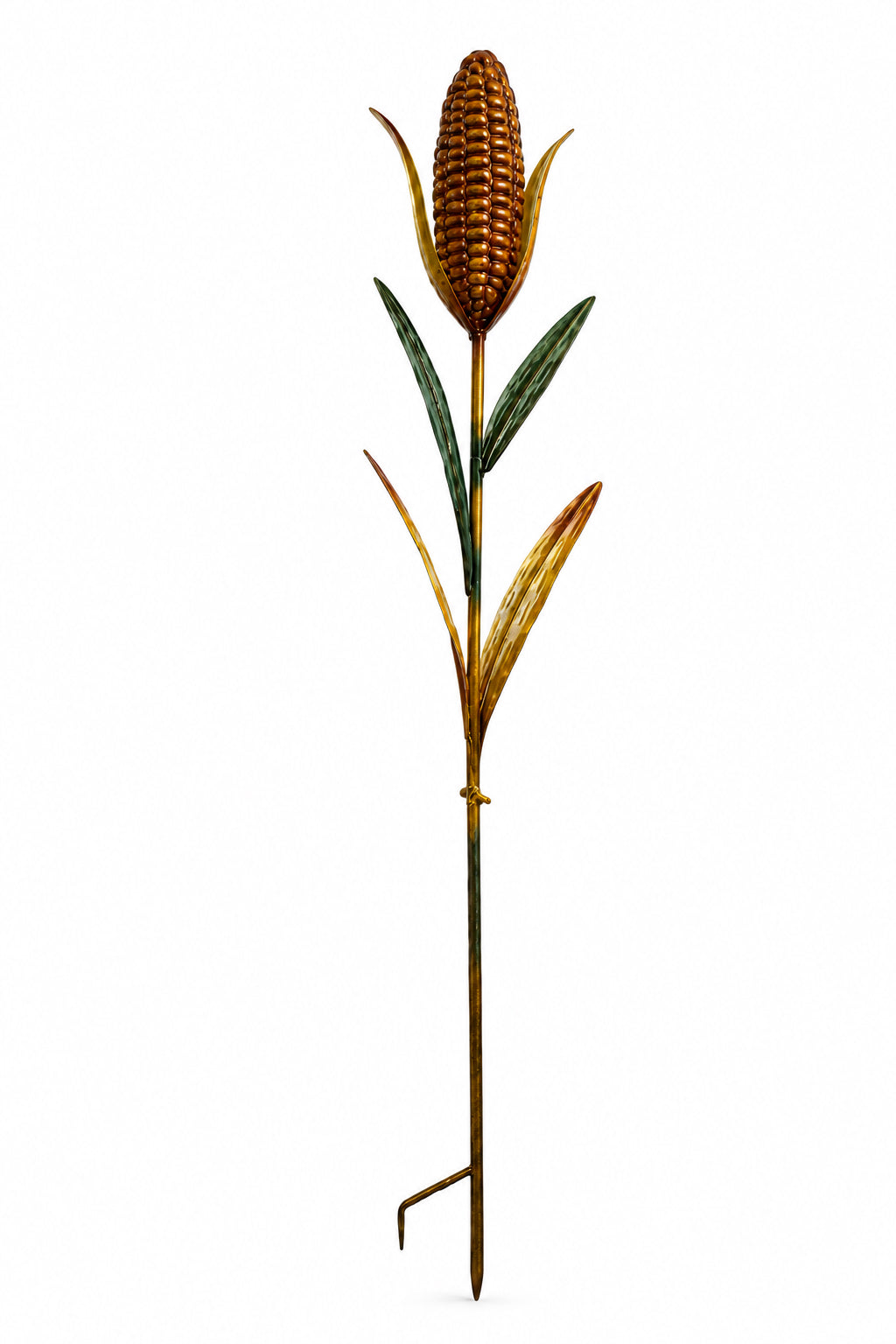 Harvest Cornstalk 3D Metal Garden Stake