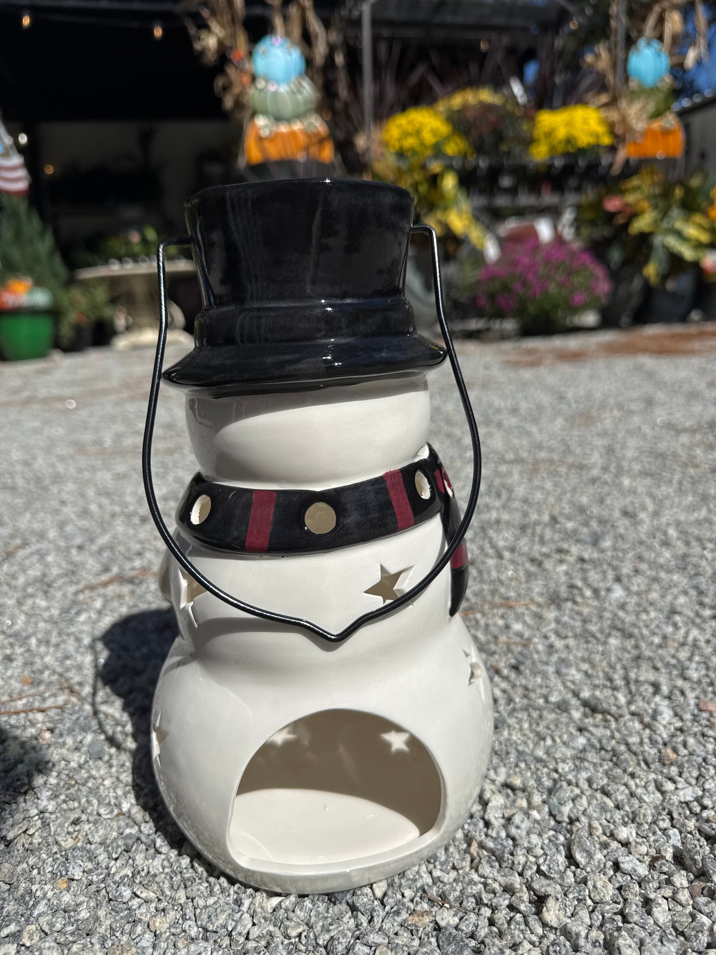 Christmas Snowman Lantern