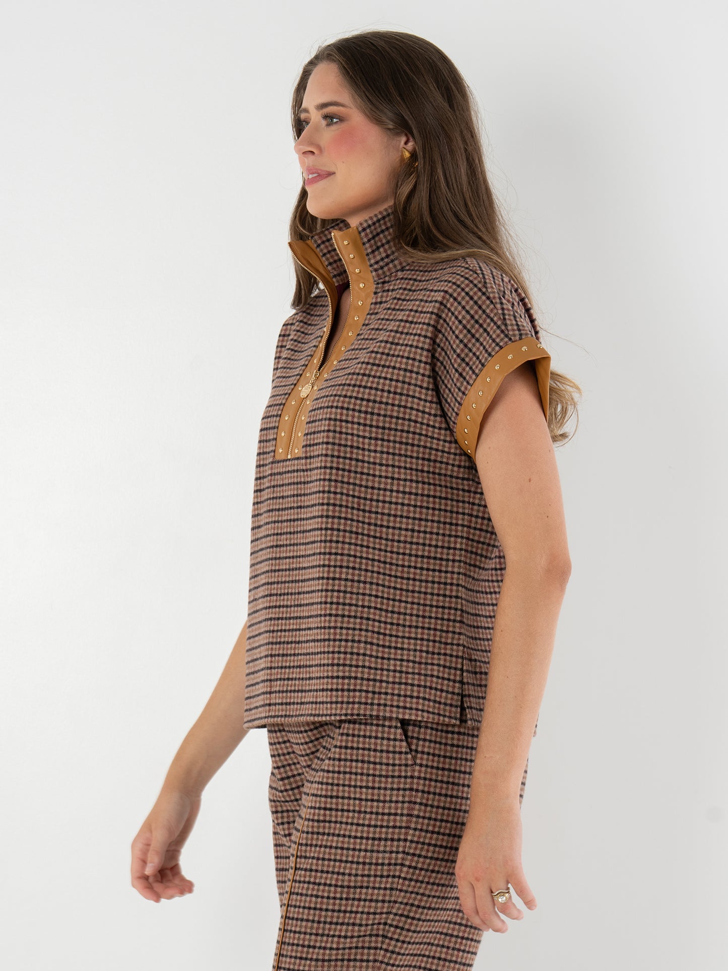 Emily McCarthy Tweed Poppy Pullover