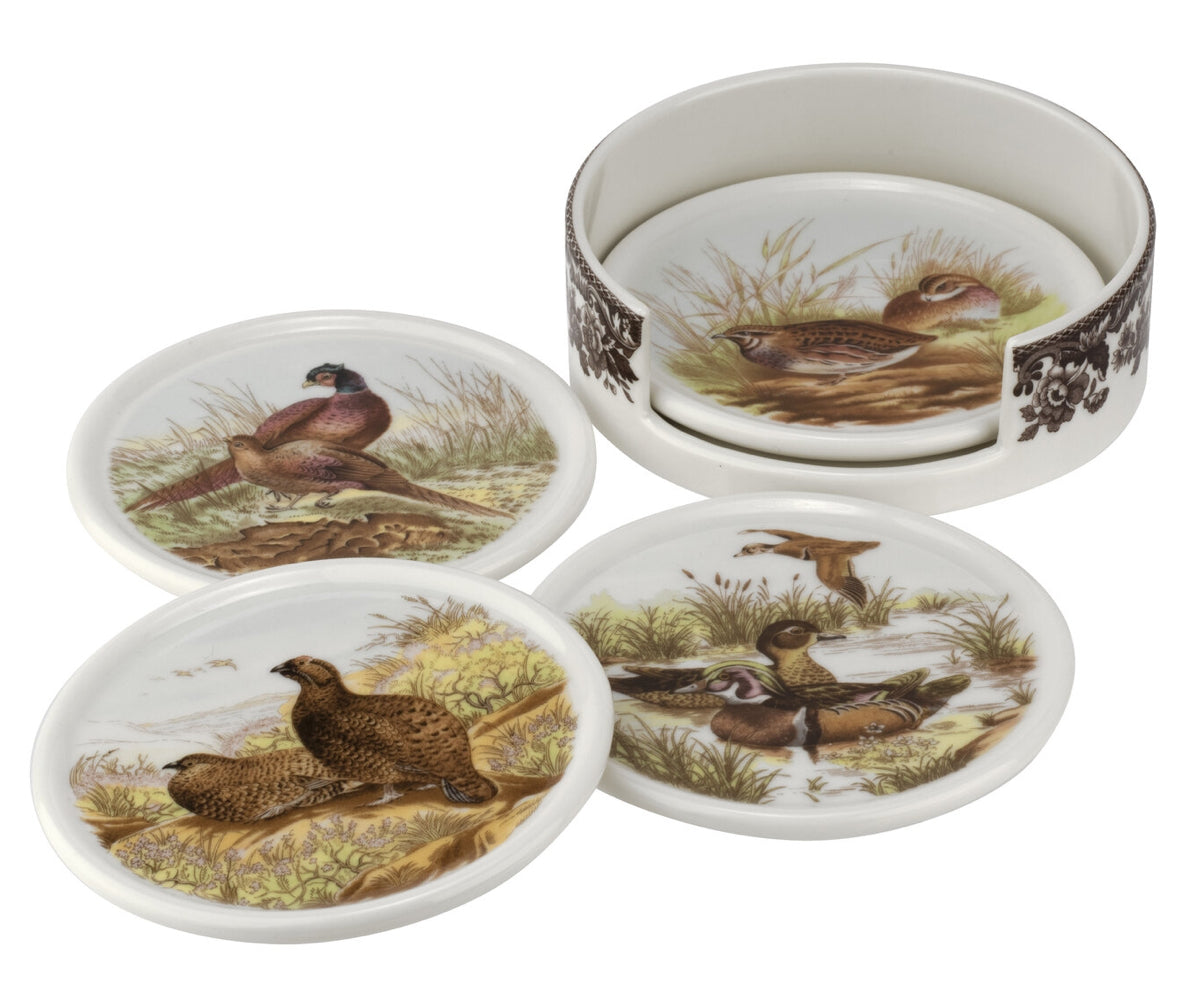 Spode Woodland 4 Pc Ceramic Coaster