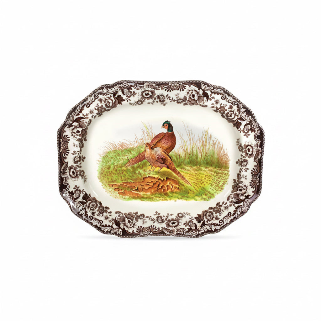 Spode Woodland Pheasant Platter 19"