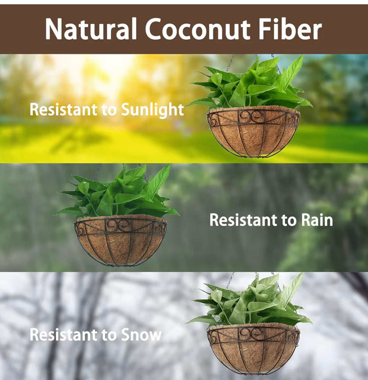 Gardener Select 20" Basket Shaped Coco Liner