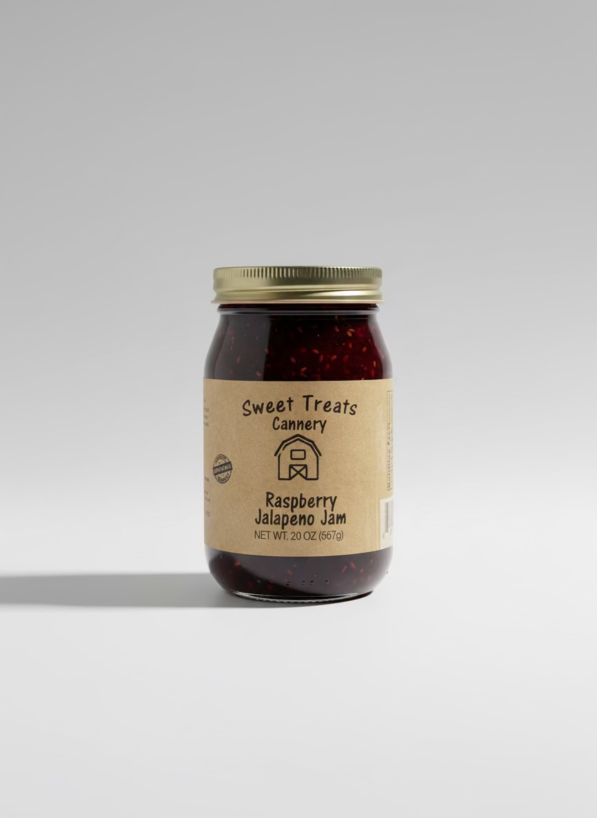 Sweet Treats Cannery Raspberry Jalapeno Jam