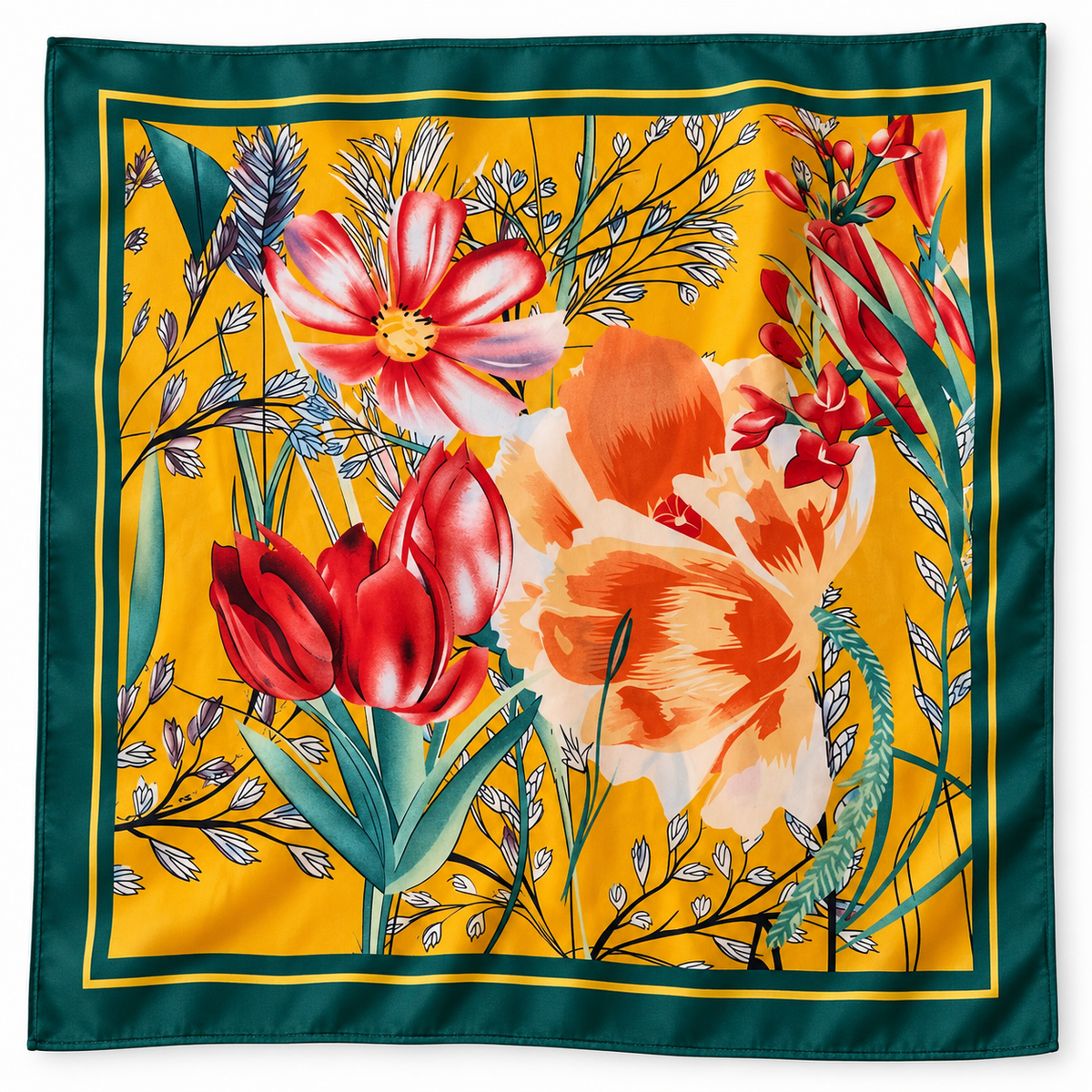 The Golden Hour Garden Scarf 🌷