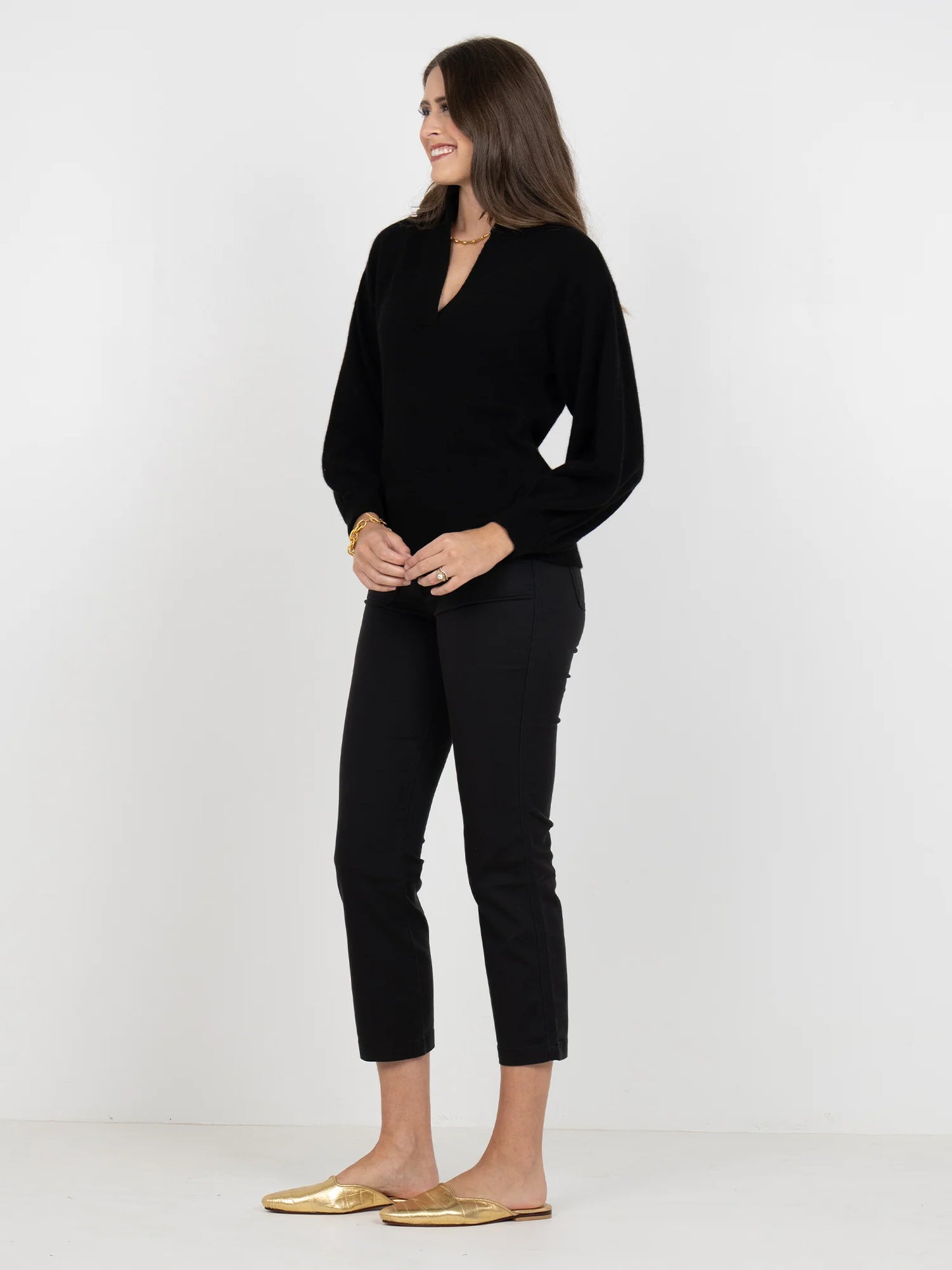 Emily McCarthy Lolli Sweater – Black | Women’s Boutique Fashion