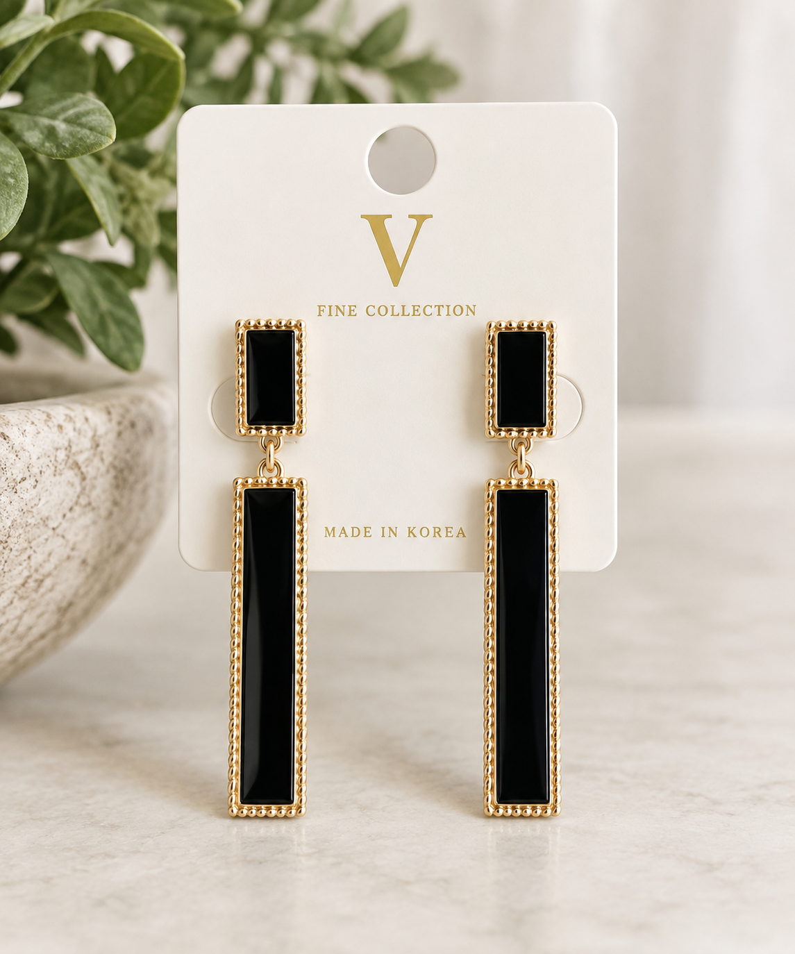 Midnight Muse drop earrings
