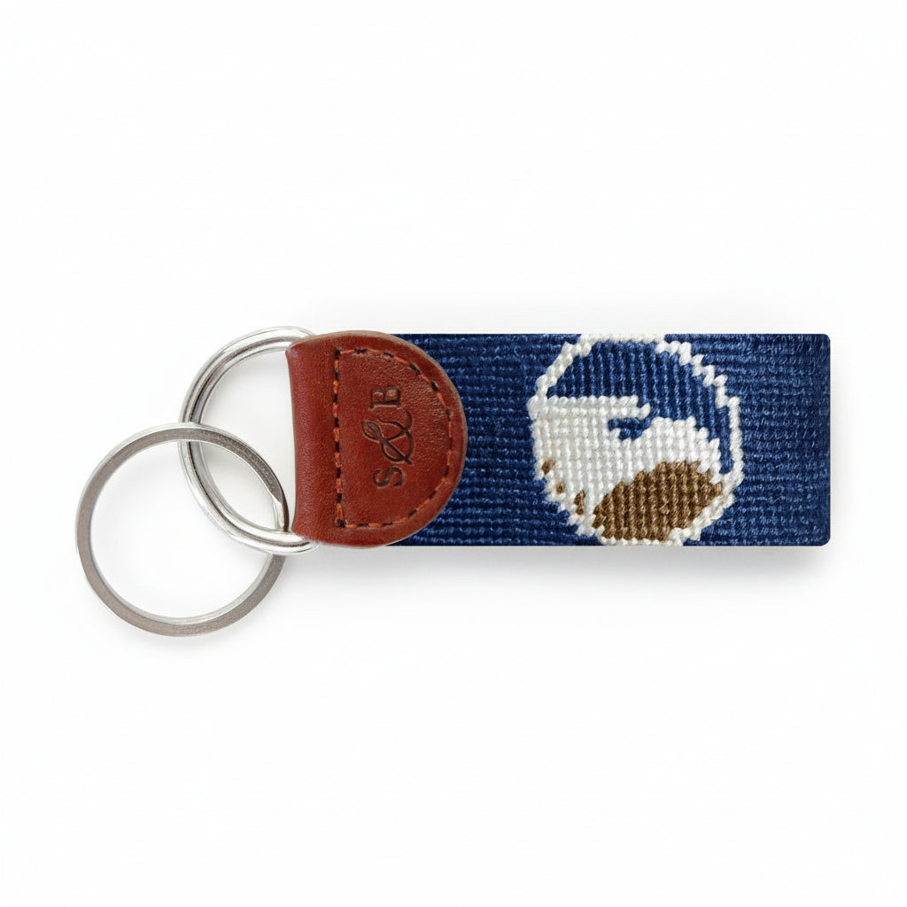 Smathers & Branson Georgia Southern Key Fob | Premium Needlepoint Accessories
