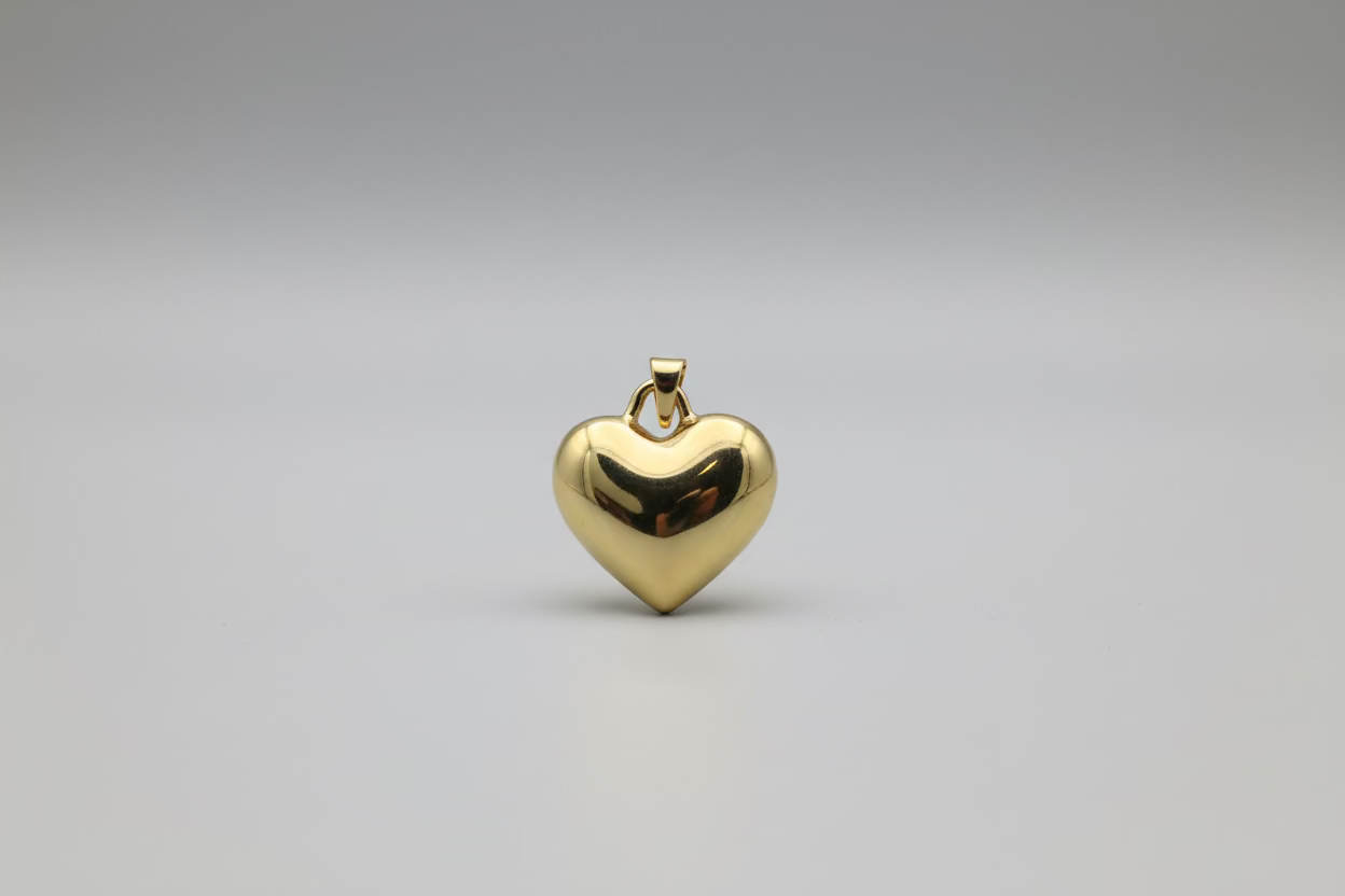 Gold Heart Charm