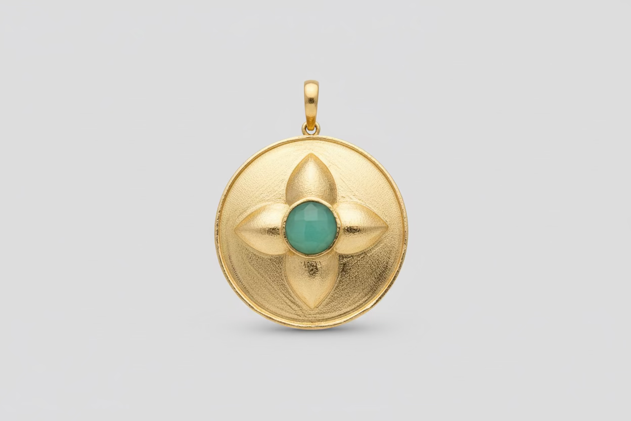 Gold Clover Pendant