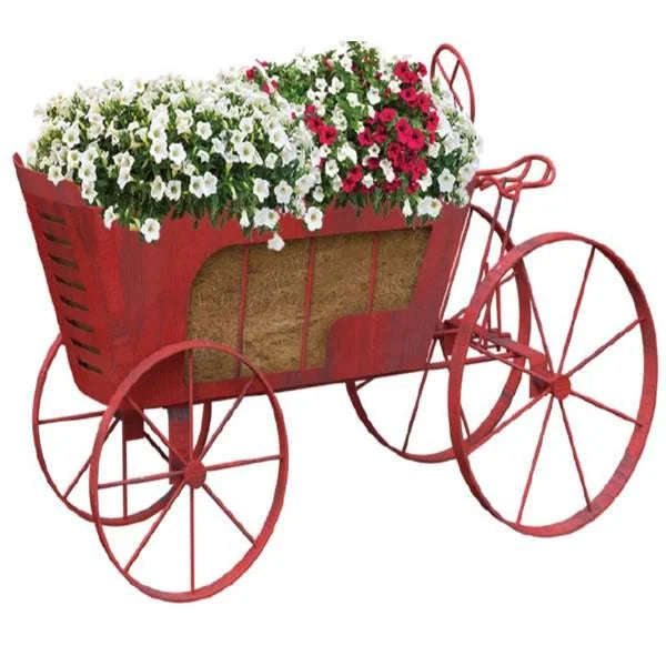 Panacea Vintage Tractor Planter w/ Moving Wheels