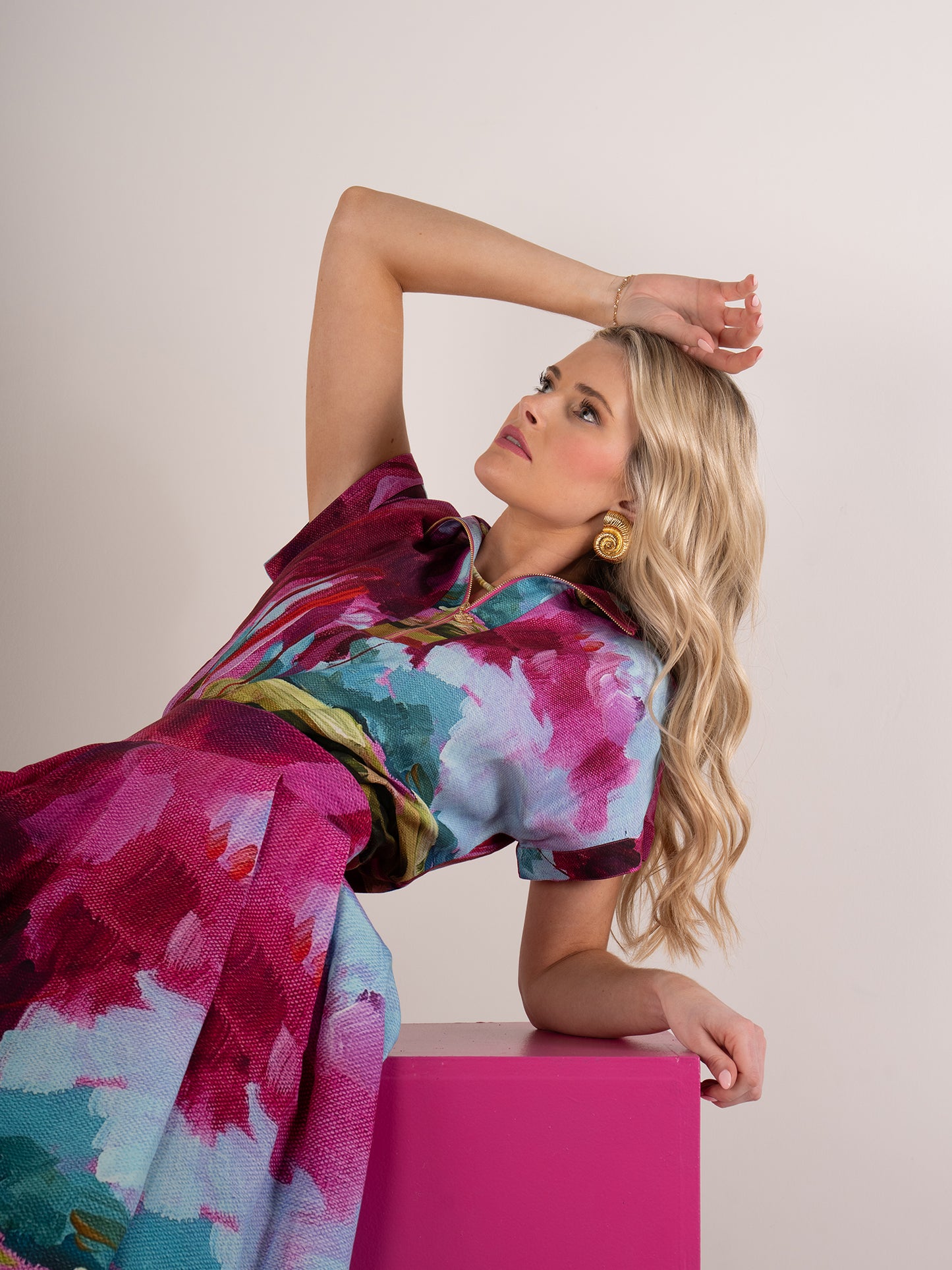 Emily McCarthy Poppy Pullover Bellamy Sunset