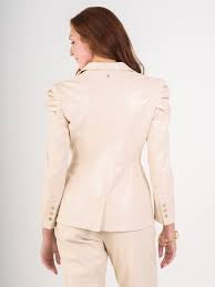Emily McCarthy Vegan Leather Bradshaw Blazer