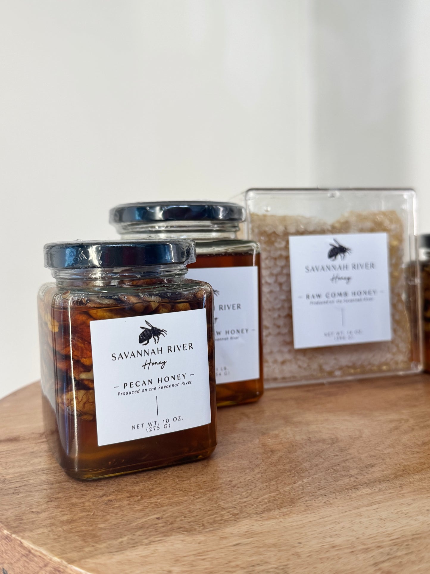 Savannah River Pecan Honey – 10oz Glass Jar