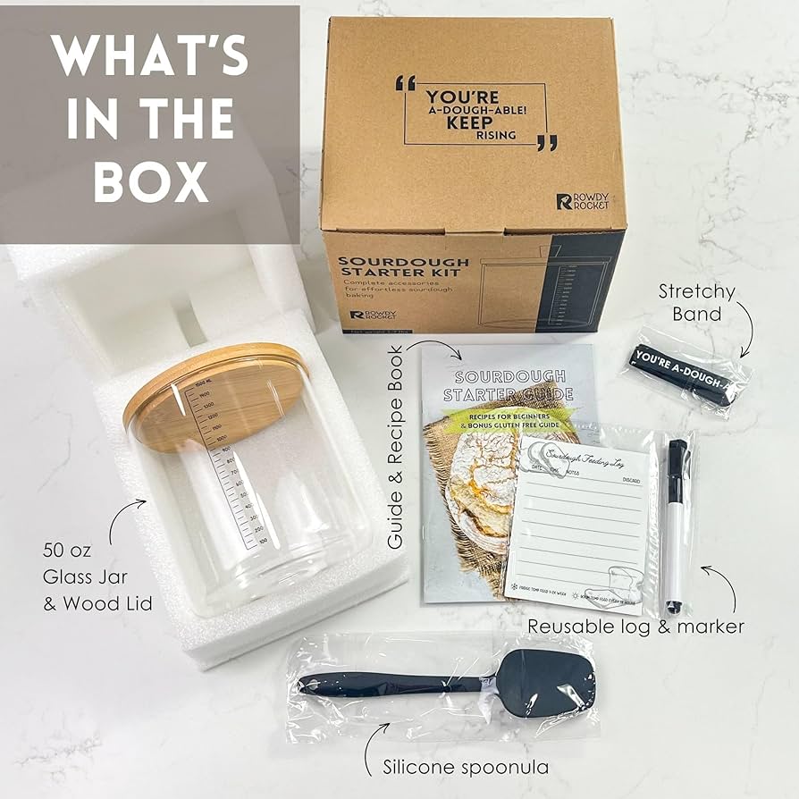 Sourdough Starter Jar Kit Ð The Perfect Start to Your Baking Journey