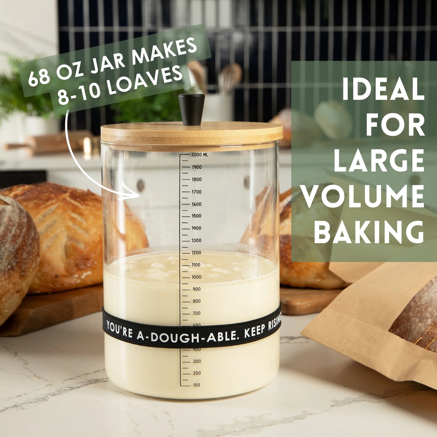Sourdough Starter Jar Kit Ð The Perfect Start to Your Baking Journey
