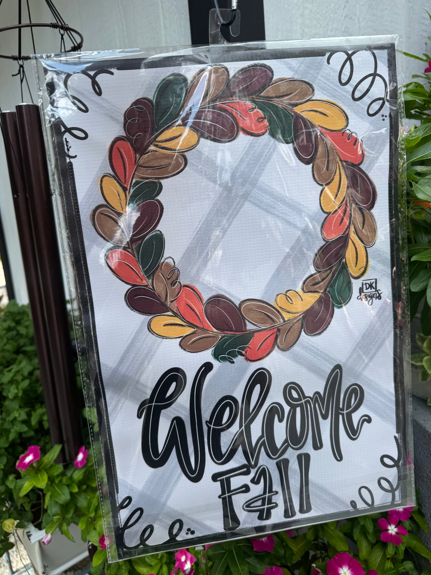 Welcome Fall Garden Glam Garden Flag