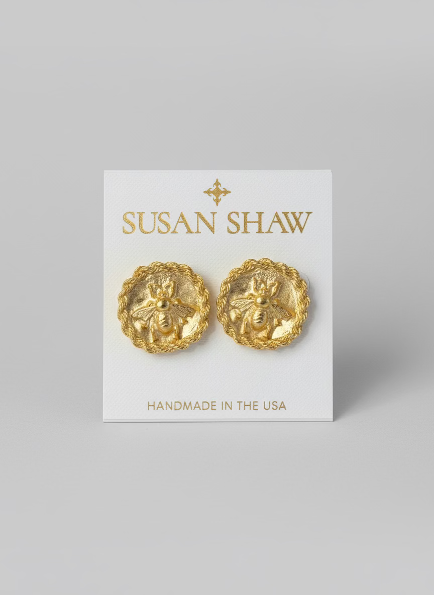 Susan Shaw Parker Bee Studs
