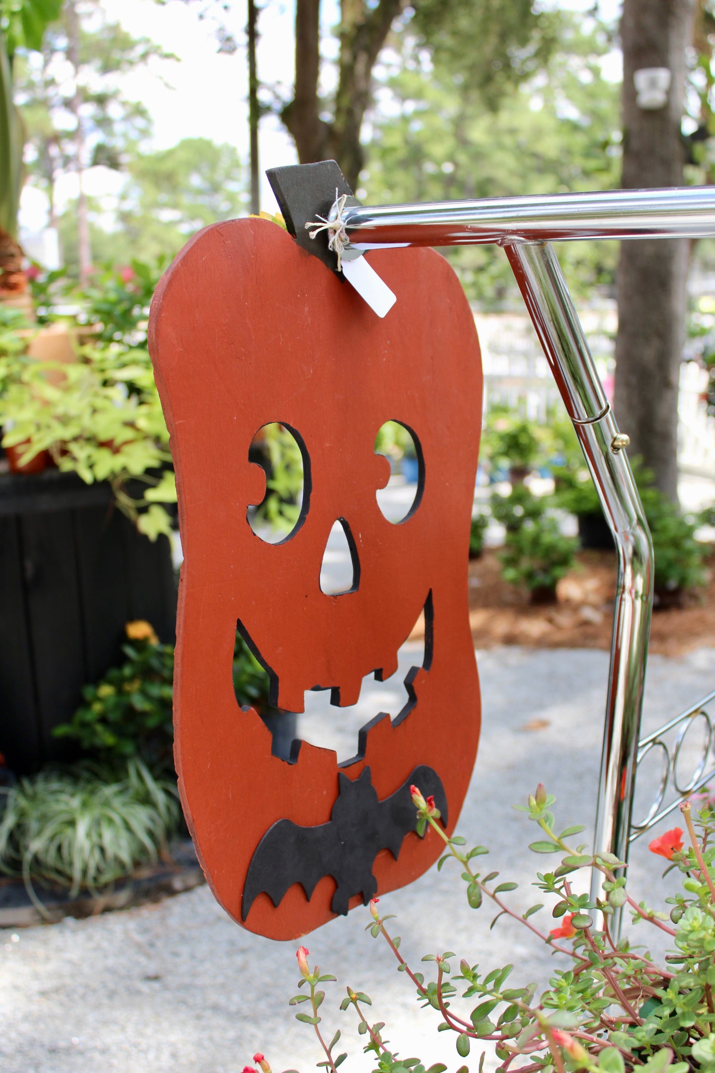 Sunflower Pumpkin Hanging Decor