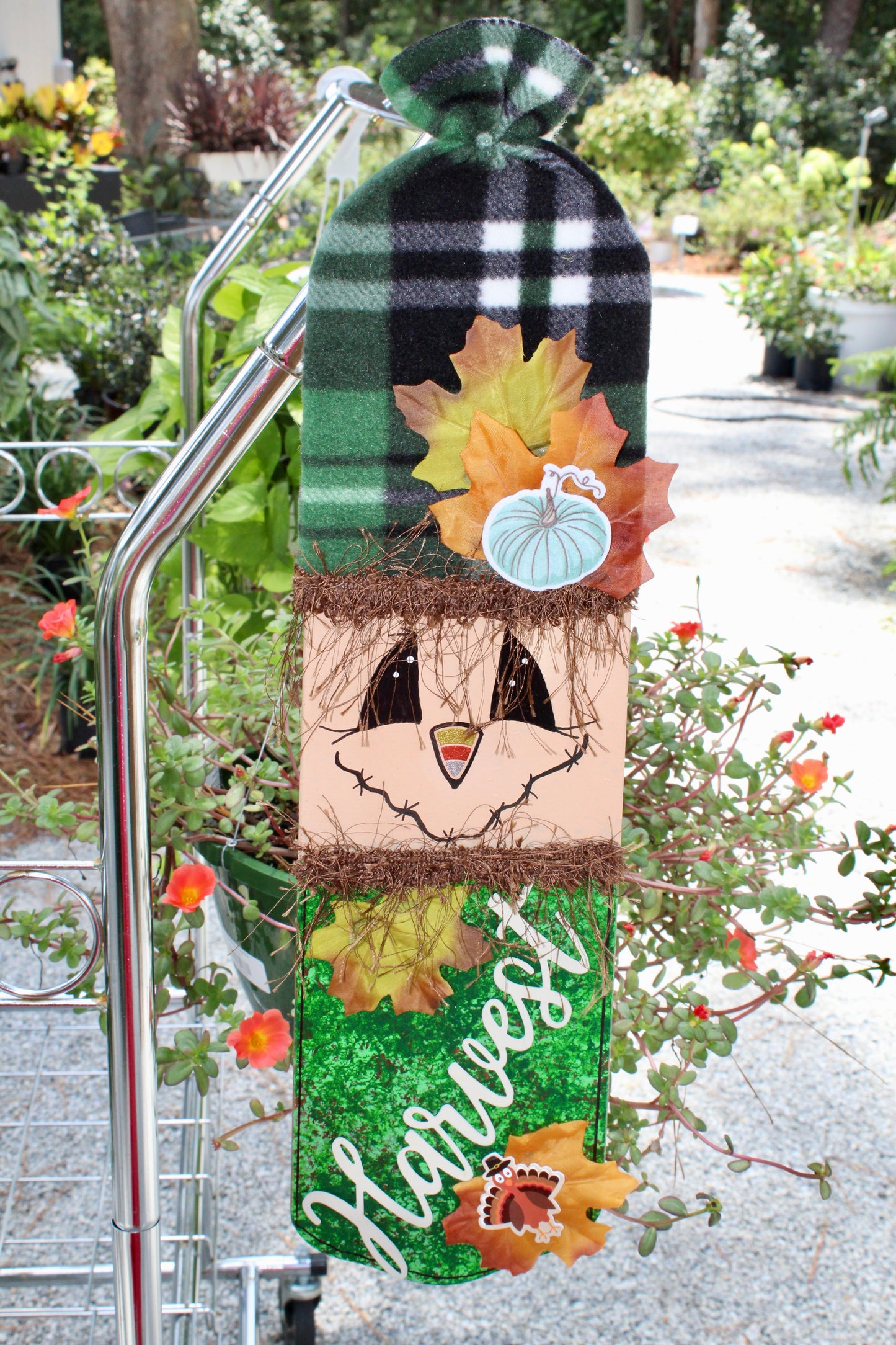 Harvest Hat Scarecrow Fan Blade Décor
