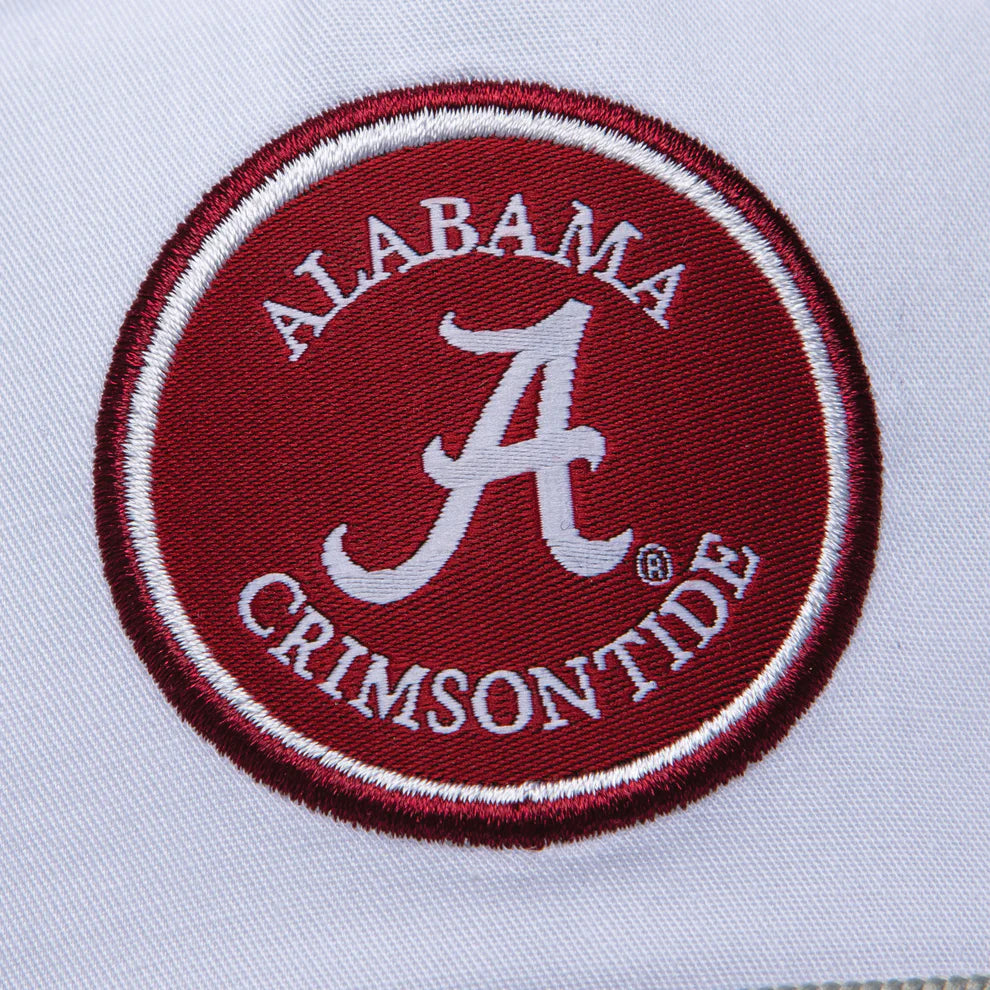 Alabama Patch Rope Hat White