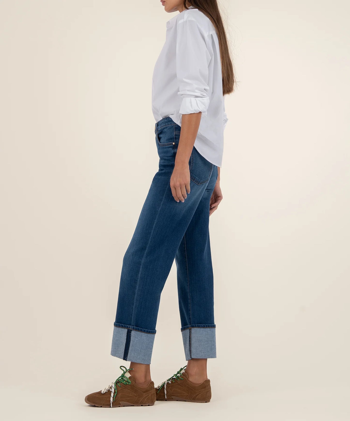 Admire with Dark Base Wassienna High Rise Straight Jeans
