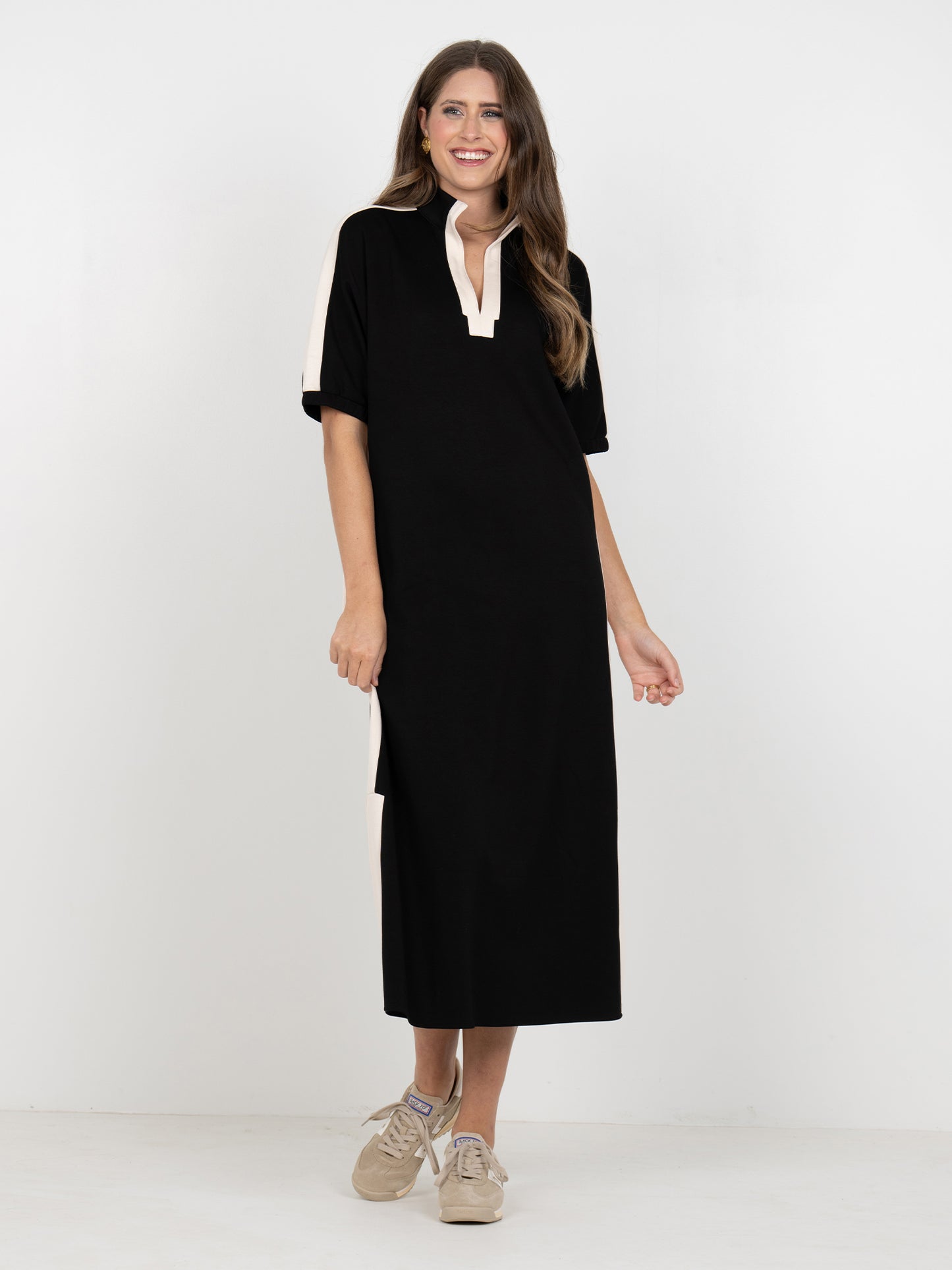 Emily McCarthy Poppy Maxi – Midnight Vanilla | Women’s Boutique Fashion