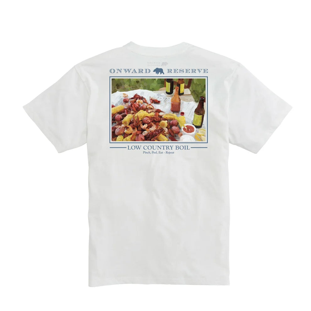 Onward Reserve Low County Tee in White