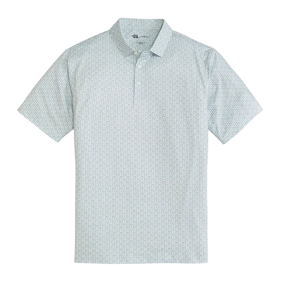 Bevy Printed Performance Polo - Hedge
