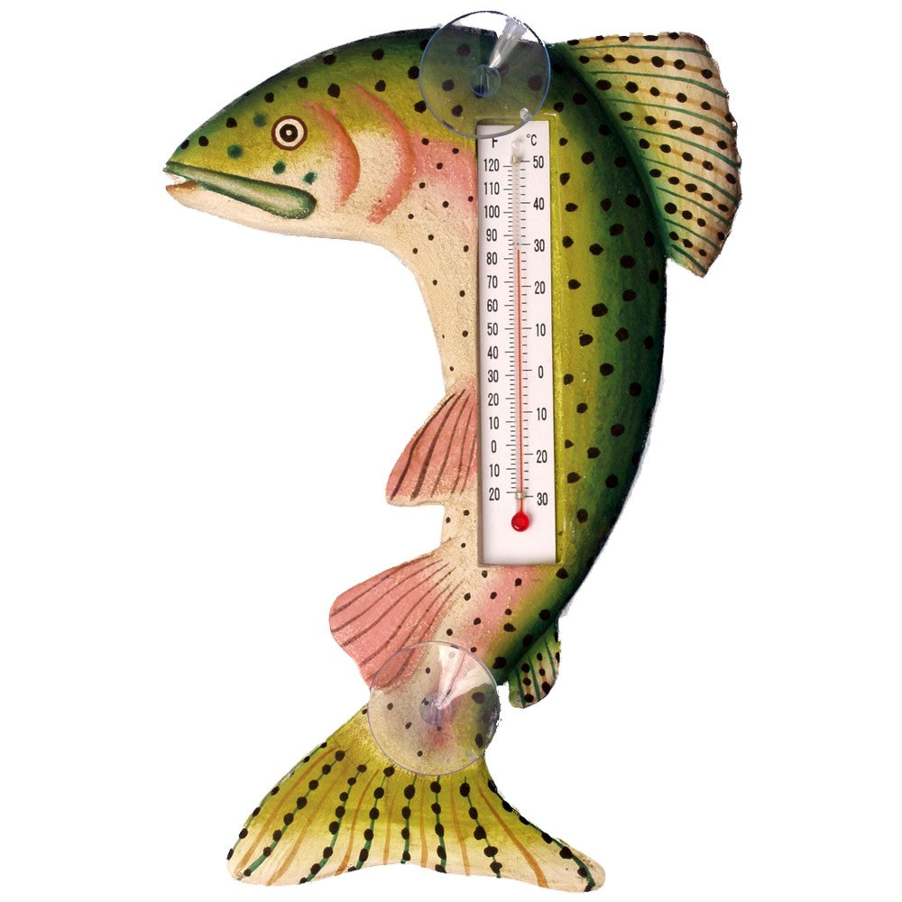 Leaping Trout Window Thermometer