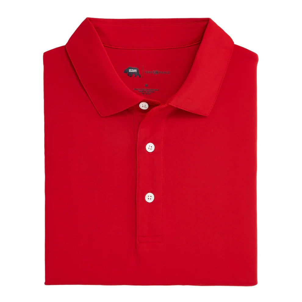 Onward Reserve Solid Performance Polo - Red