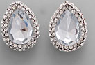 Teardrop Rhinestone earrings