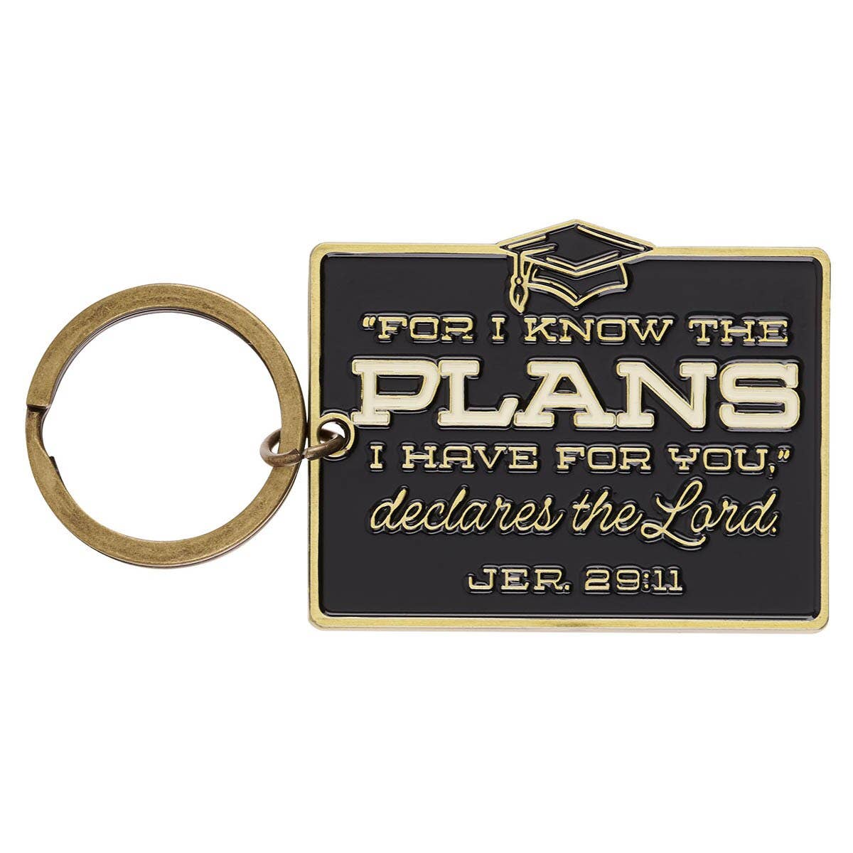 🎓✨ “For I Know the Plans” Graduation Keychain Gift Set