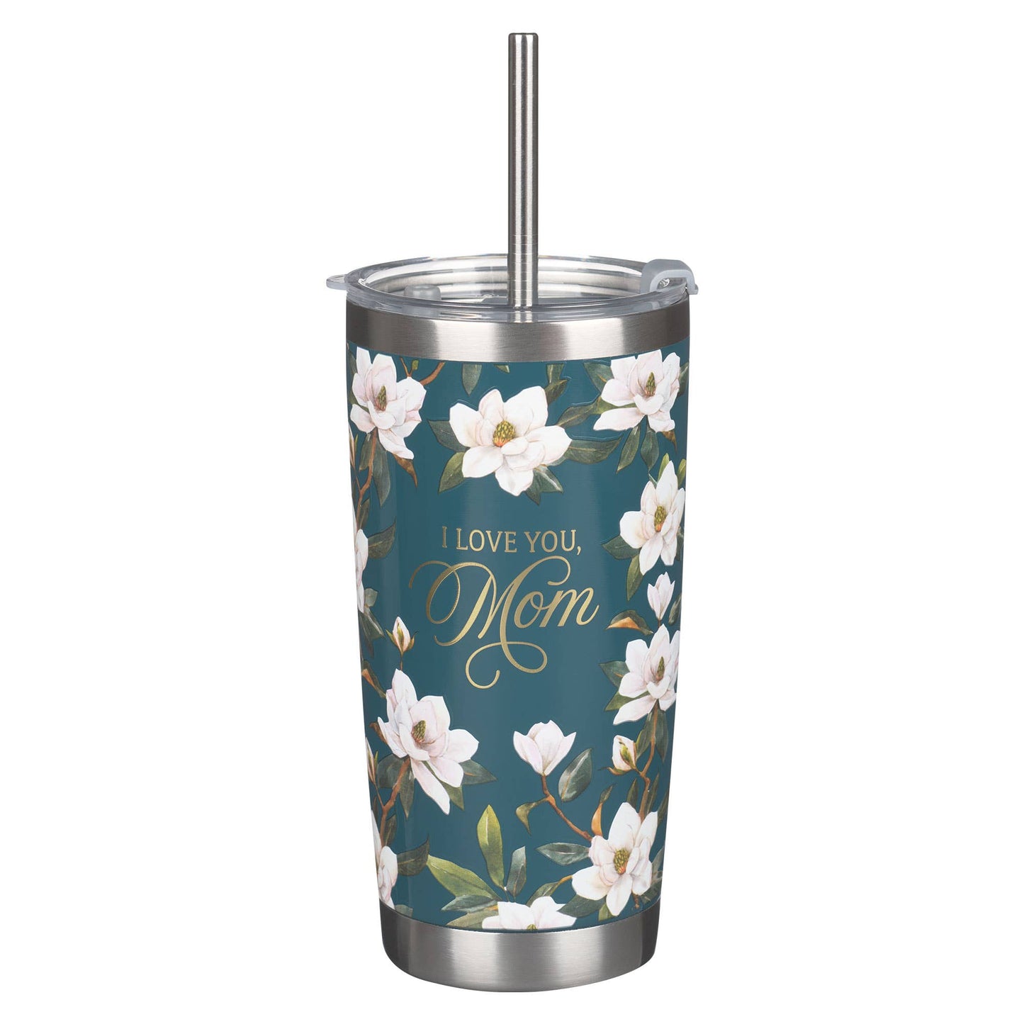 Teal Travel Tumbler- Love You Mom Prov. 31:25