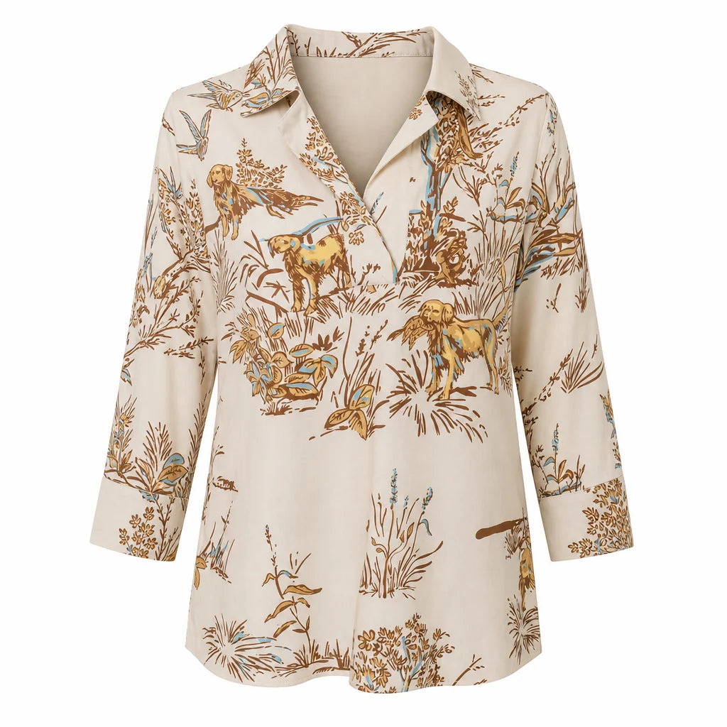 House of MBR Maple Field & Feather Ruthie Top