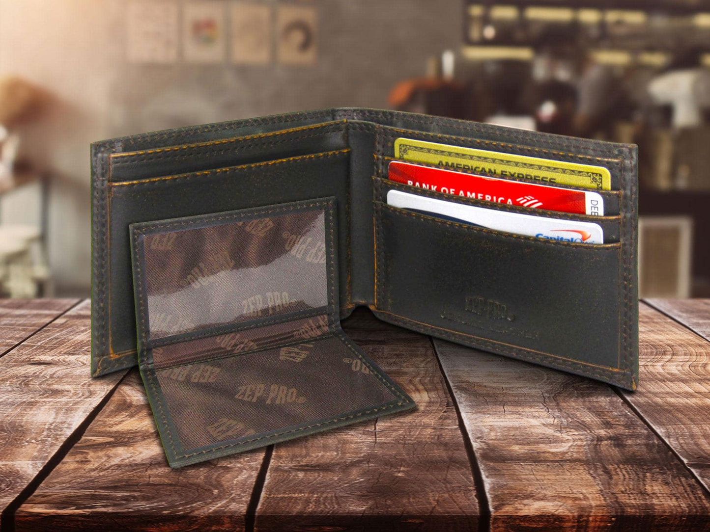 Georgia Southern Eagles Bifold Old School Camo Wallet.