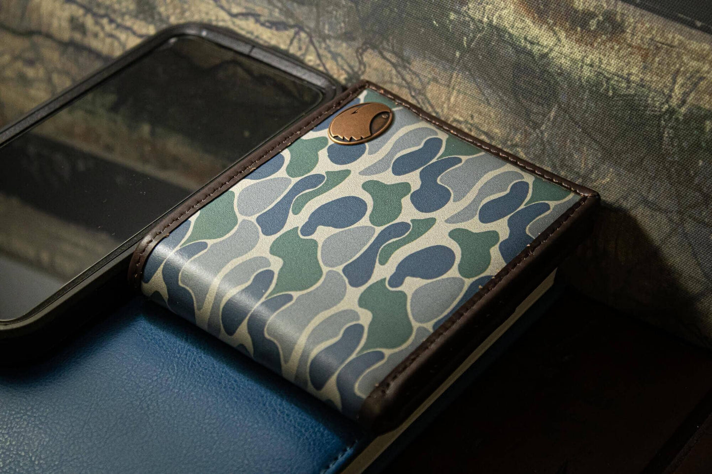 Georgia Southern Eagles Bifold Old School Camo Wallet.