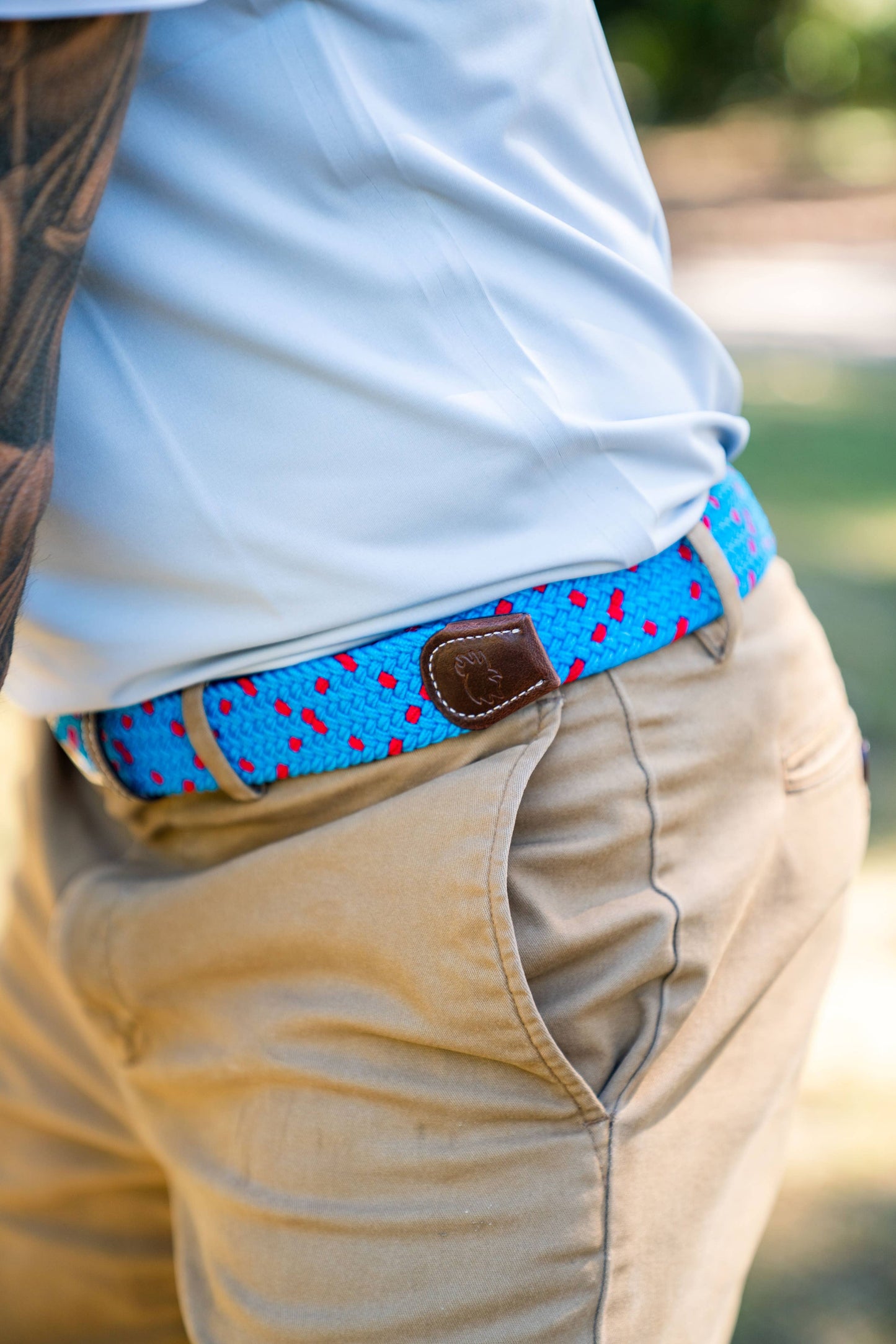 Roostas Hilton Head Woven Stretch Belt