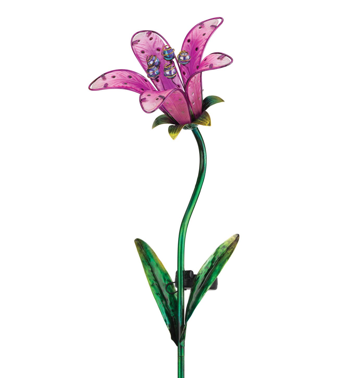 tiger lily market Pink Solar Tiger Lily Garden Stake – Wright's Market