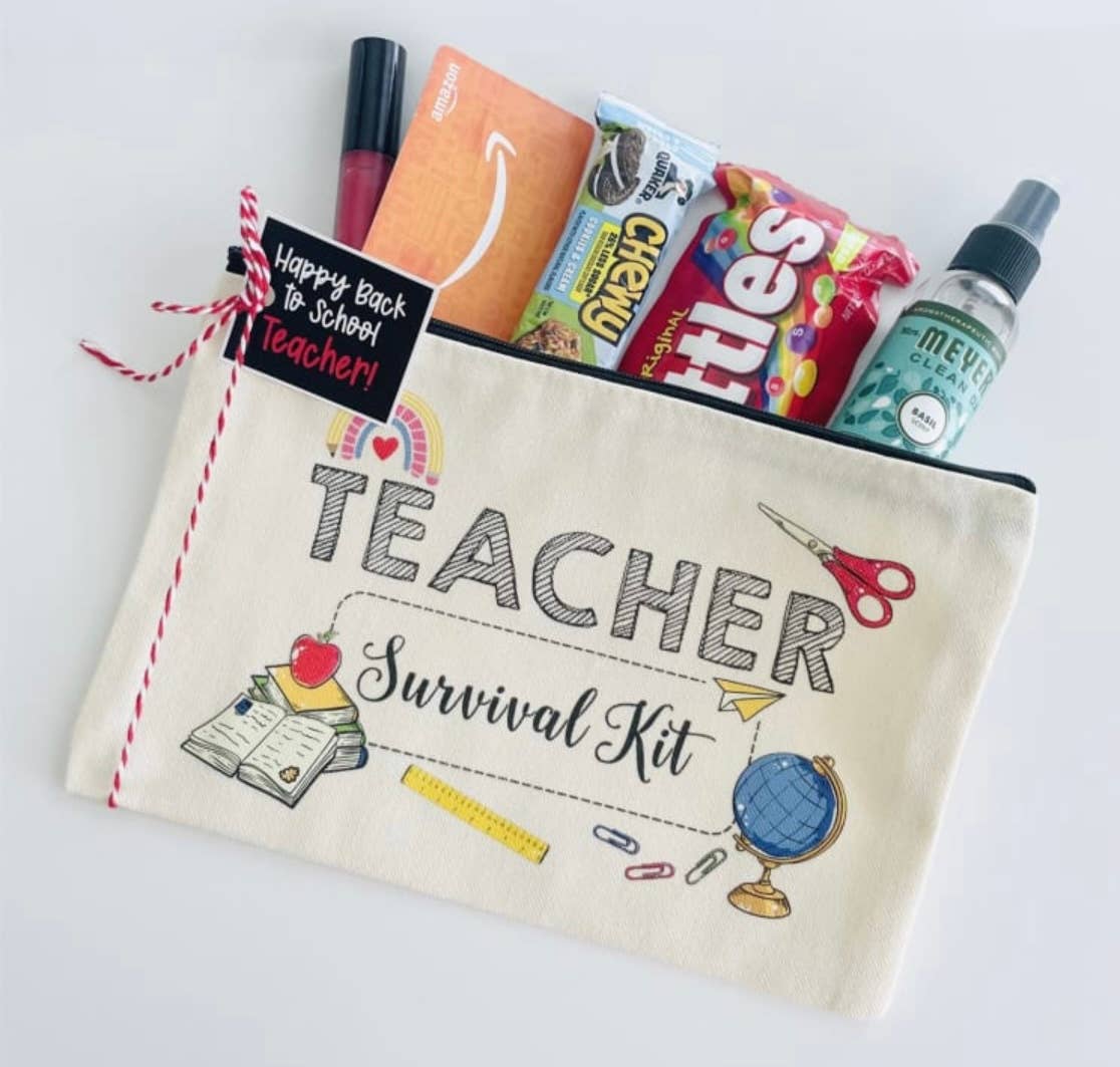Ready to Gift Teacher Back to School Pouch; Teacher Gift