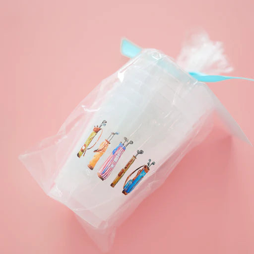 Plastic Golf Bag Cups (Set of 6)