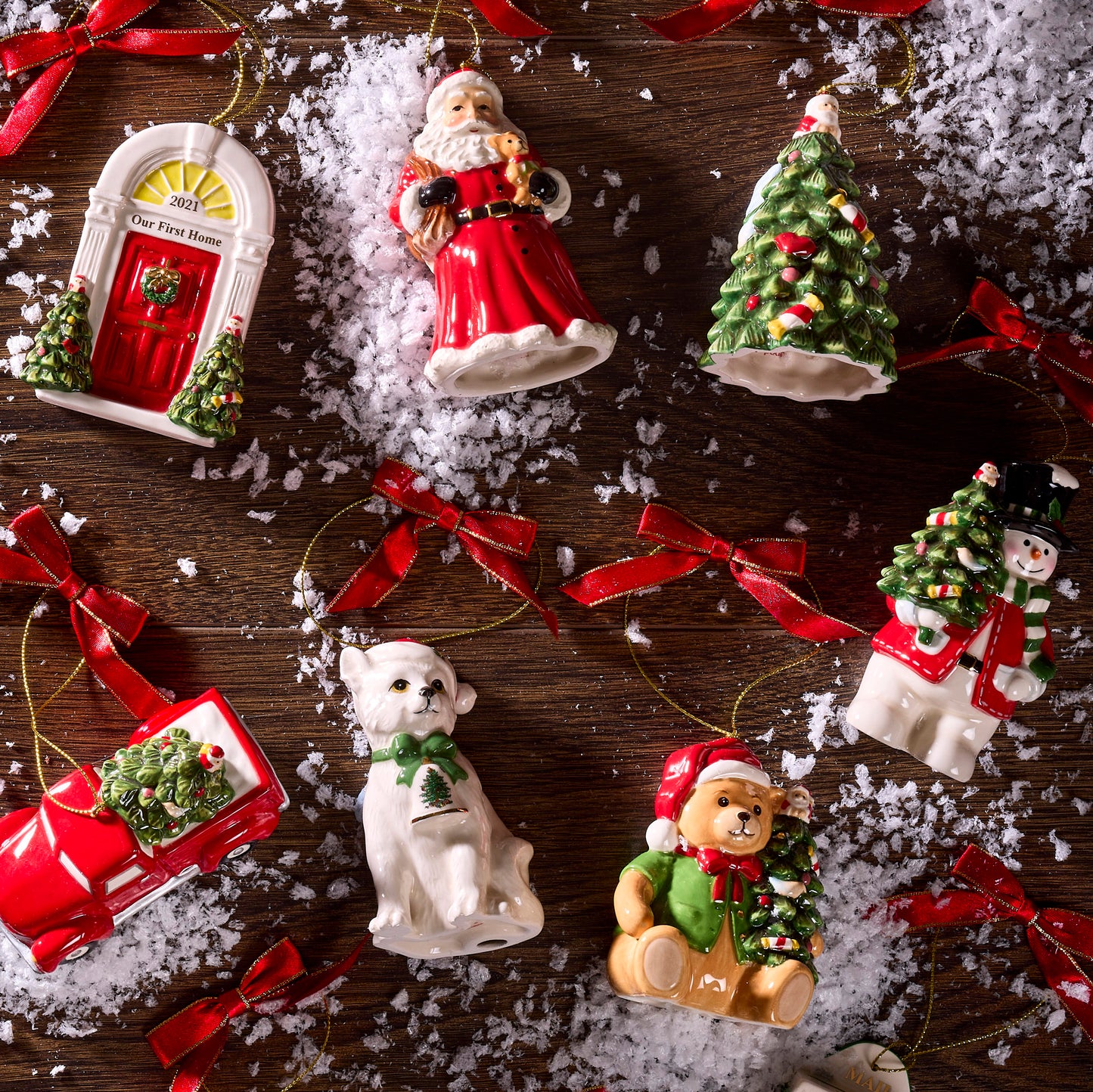 Christmas Tree, Tree Bell Ornament