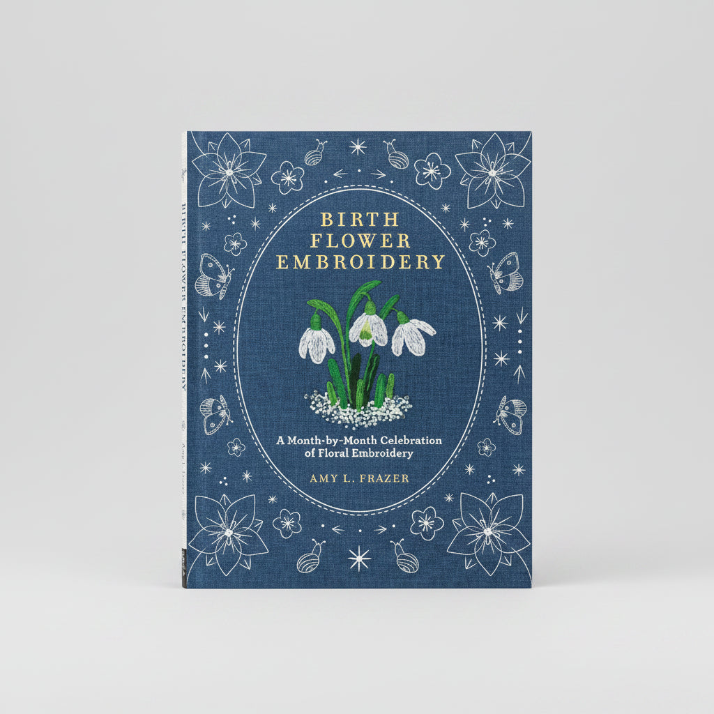 Birth Flower Embroidery Book by Amy L. Frazier